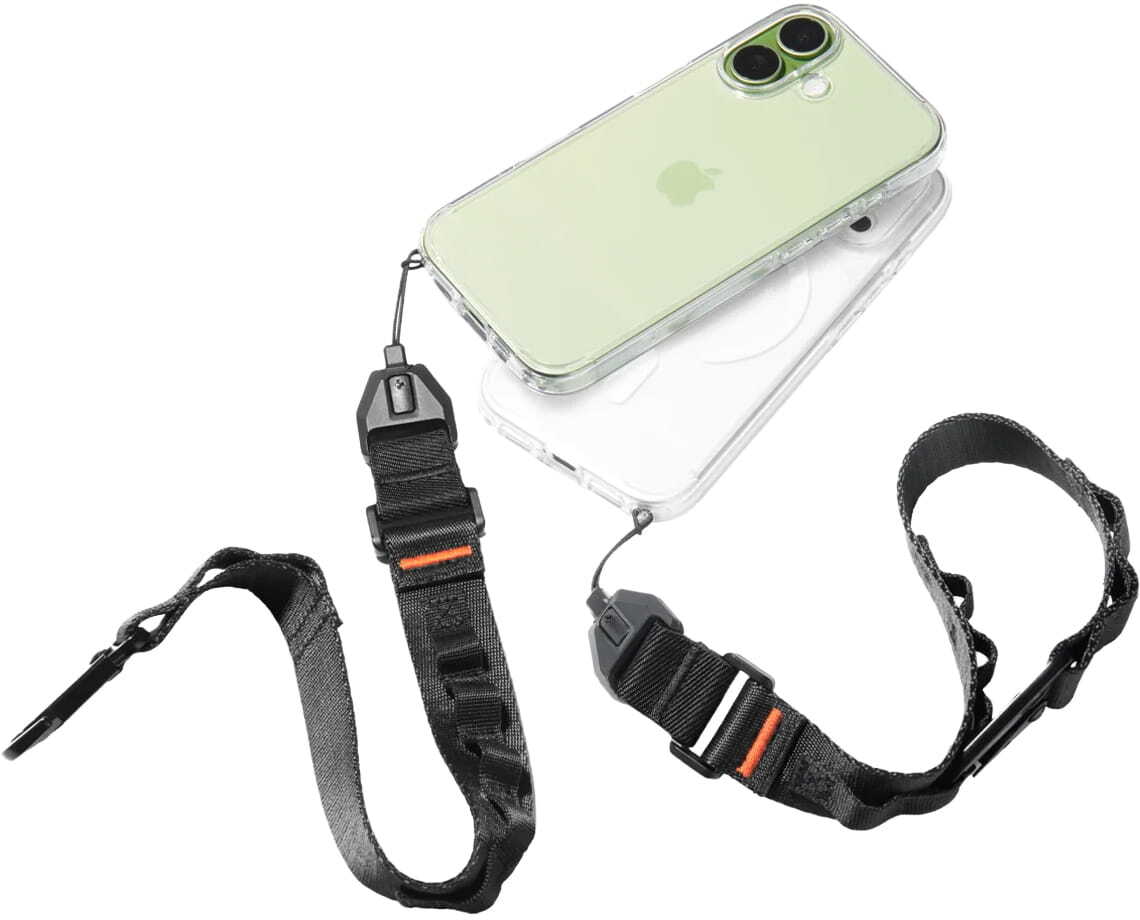 Spigen Universal Wrist Lanyard Strap DA30S Zwart afbeelding 4