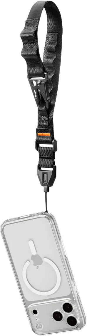 Spigen Universal Wrist Lanyard Strap DA30S Zwart afbeelding 1