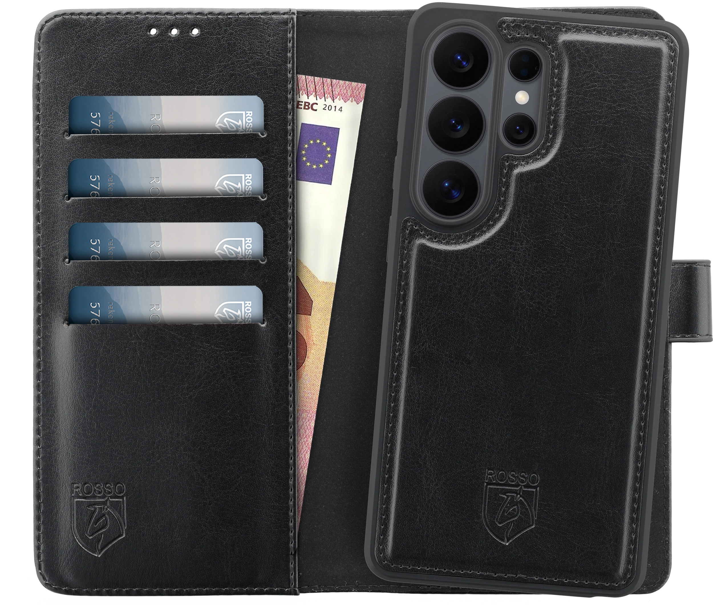 Rosso Element Uitneembaar 2-in-1 Samsung Galaxy S26 Ultra Hoesje Zwart afbeelding 1