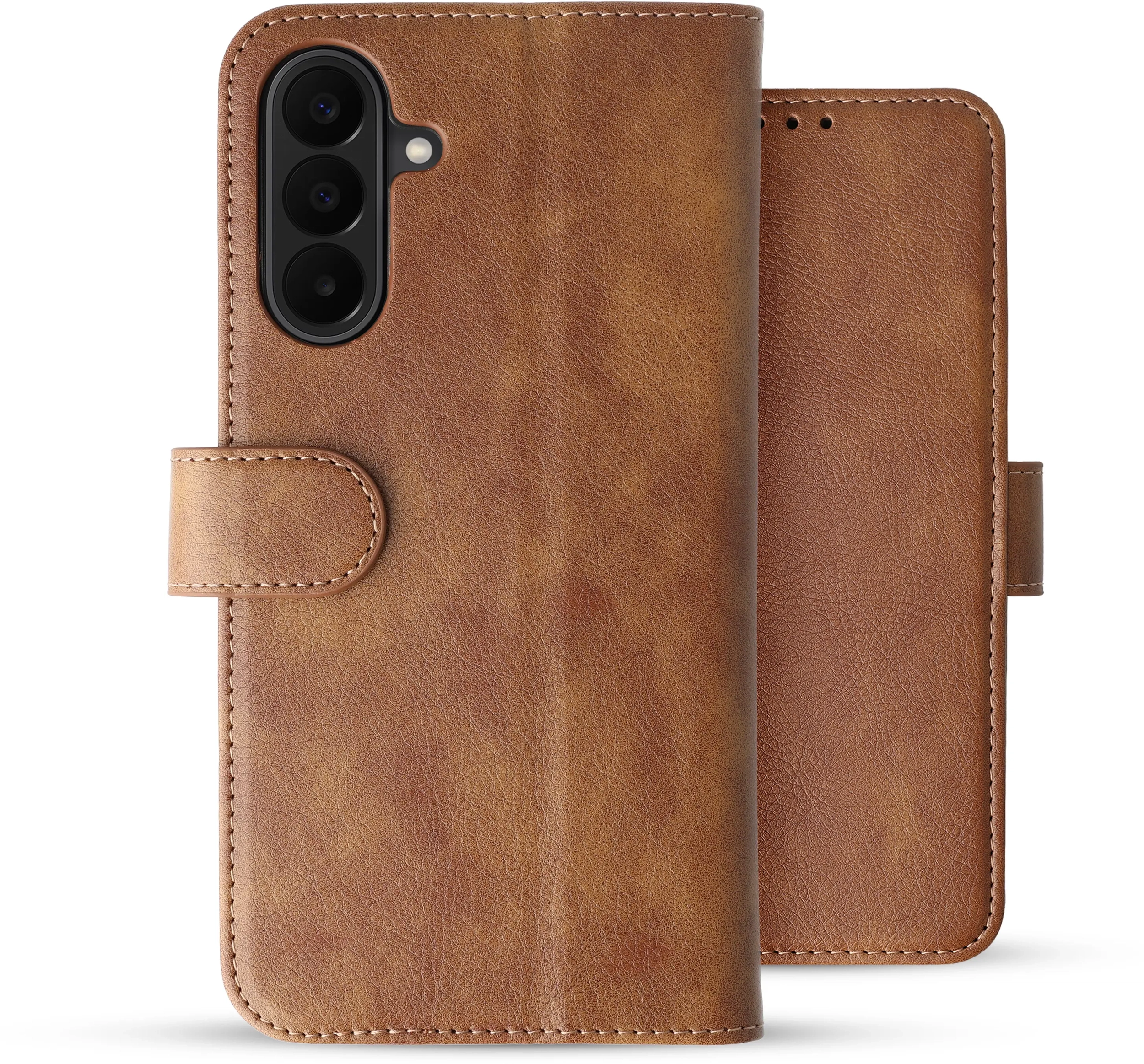 Rosso Element Samsung Galaxy A27 Hoesje Book Case Wallet Bruin afbeelding 2