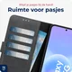Rosso Deluxe Samsung Galaxy A57 Hoesje Echt Leer Book Case Zwart afbeelding 4