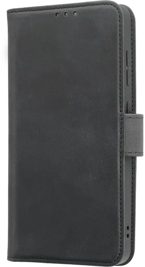 Rosso Deluxe Samsung Galaxy A57 Hoesje Echt Leer Book Case Zwart afbeelding 12