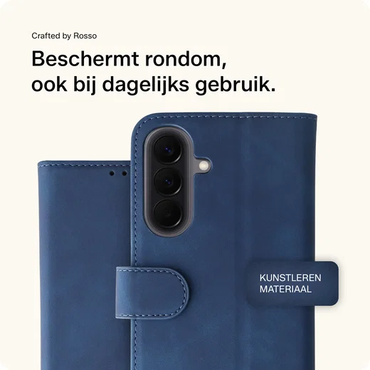 Rosso Element Samsung Galaxy A57 Hoesje Book Case Wallet Blauw afbeelding 3