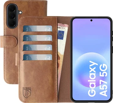 Rosso Element Samsung Galaxy A57 Hoesje Book Case Wallet Bruin