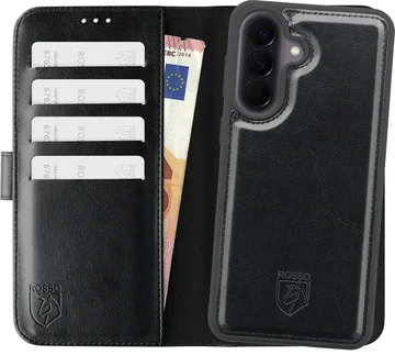 Rosso Element Uitneembaar 2-in-1 Samsung Galaxy A57 Hoesje Zwart