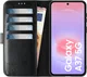 Rosso Element Samsung Galaxy A37 Hoesje Book Case Wallet Zwart afbeelding 2