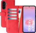 Rosso Element Samsung Galaxy A37 Hoesje Book Case Wallet Rood