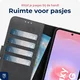 Rosso Deluxe Samsung Galaxy A37 Hoesje Echt Leer Book Case Zwart afbeelding 6