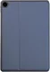 Samsung Galaxy Tab A11 Hoes Luxe Tri-Fold Book Case Kunst Leer Blauw afbeelding 8
