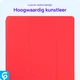 Samsung Galaxy Tab A11 Hoes Luxe Tri-Fold Book Case Kunst Leer Rood afbeelding 5