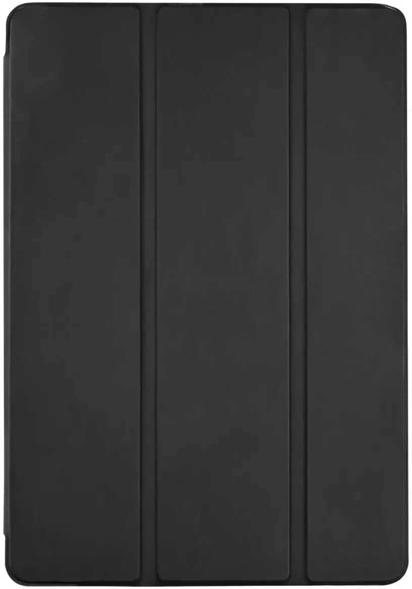 Samsung Galaxy Tab A11 Plus Hoes Luxe Tri-Fold Book Case Kunst Leer Zwart afbeelding 9