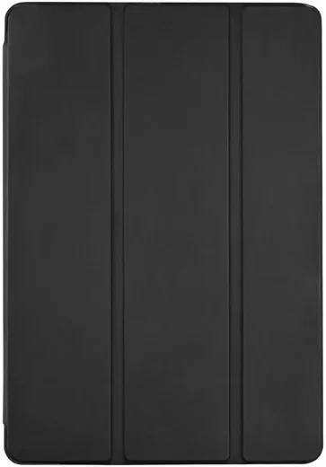 Samsung Galaxy Tab A11 Plus Hoes Luxe Tri-Fold Book Case Kunst Leer Zwart afbeelding 9