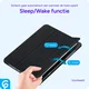 Samsung Galaxy Tab A11 Plus Hoes Luxe Tri-Fold Book Case Kunst Leer Zwart afbeelding 7