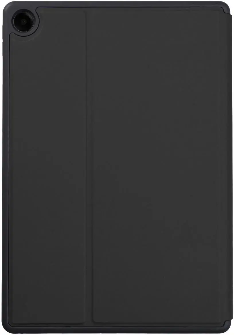 Samsung Galaxy Tab A11 Plus Hoes Luxe Tri-Fold Book Case Kunst Leer Zwart afbeelding 8