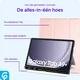 Samsung Galaxy Tab A11 Plus Hoes Luxe Tri-Fold Book Case Kunst Leer Roze afbeelding 3