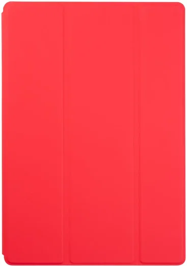 Samsung Galaxy Tab A11 Plus Hoes Luxe Tri-Fold Book Case Kunst Leer Rood afbeelding 9