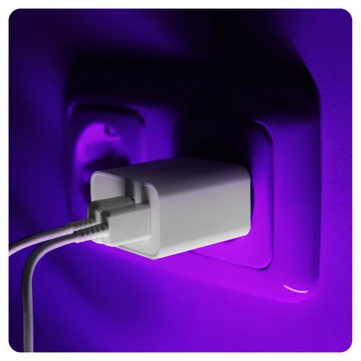 Buddi 30W USB-C & USB-A Oplader met Buddi Flex Lightning Kabel 1M Wit afbeelding 17