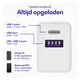 Buddi 30W USB-C & USB-A Oplader met Buddi Flex Lightning Kabel 1M Wit afbeelding 4