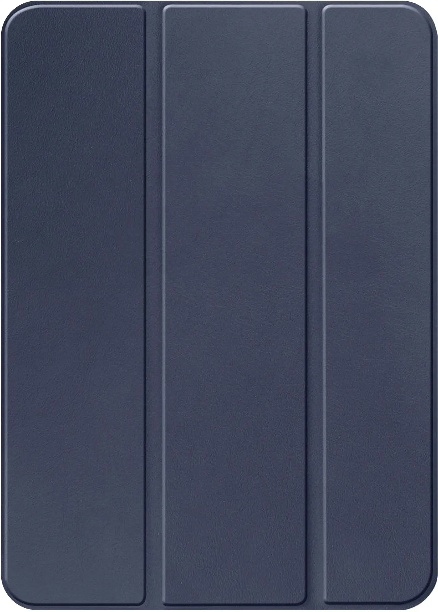 Apple iPad 11 (2025) / 10.9 (2022) Hoes Luxe Tri-Fold Book Case Kunst Leer Blauw afbeelding 9