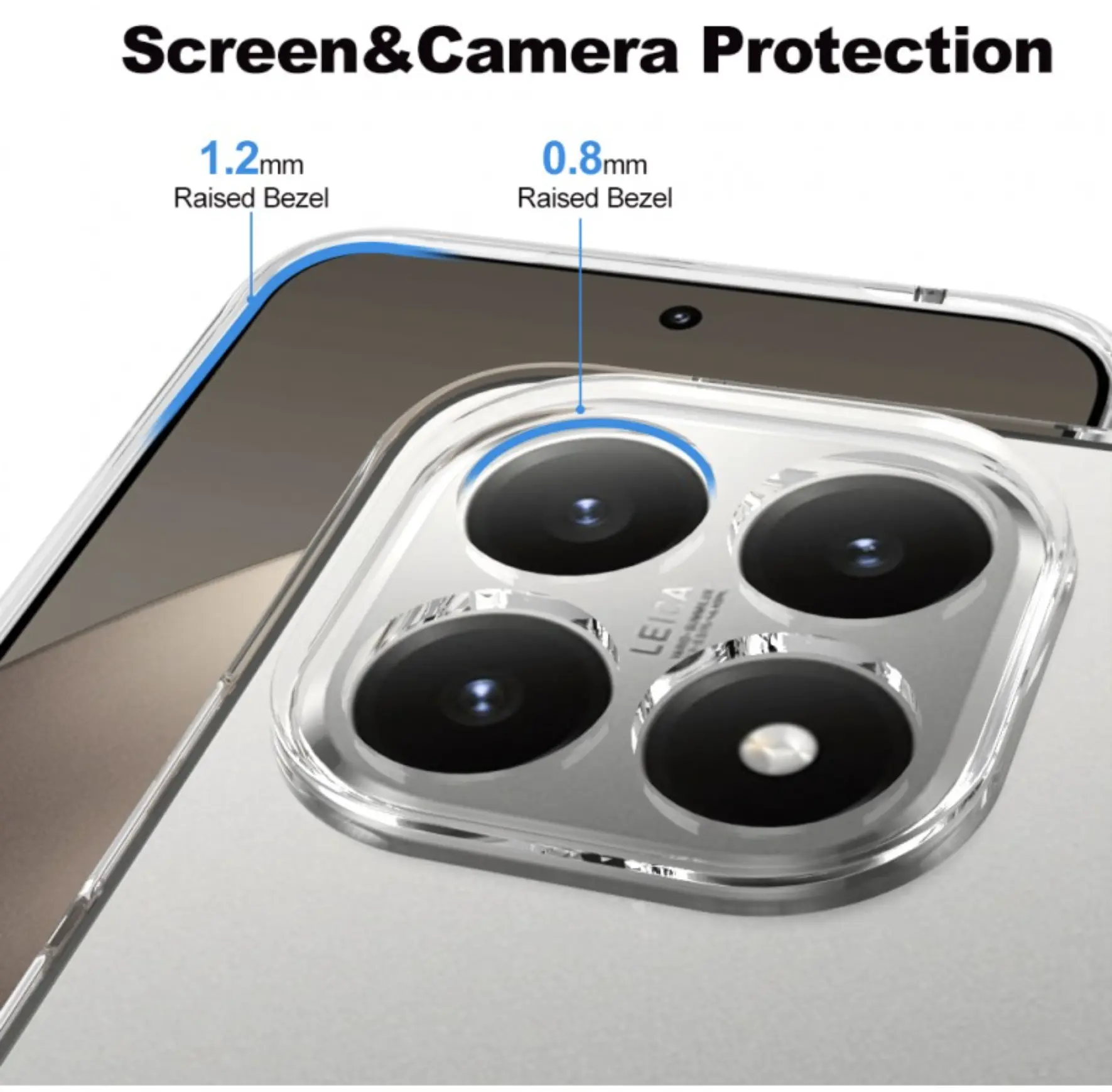 Xiaomi 15T Hoesje Dun TPU Back Cover Transparant afbeelding 5