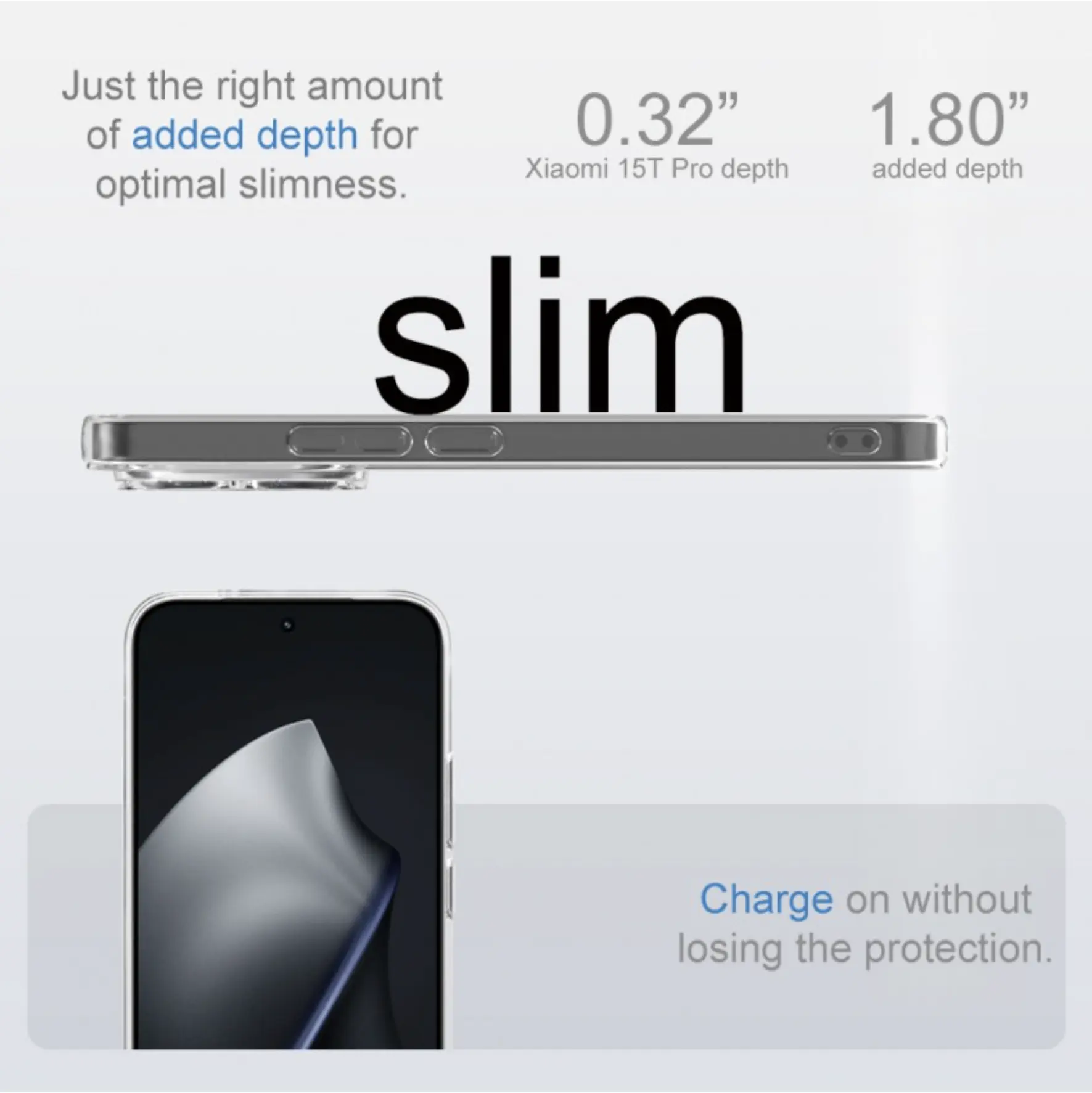 Xiaomi 15T Pro Hoesje Dun TPU Back Cover Transparant afbeelding 2