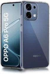 Oppo A6 Pro Hoesje Dun TPU Back Cover Transparant afbeelding