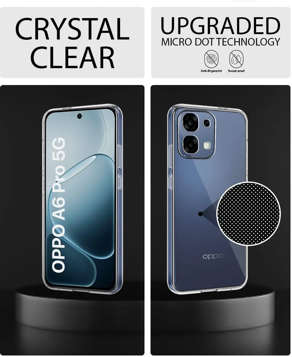 Oppo A6 Pro Hoesje Dun TPU Back Cover Transparant afbeelding 6