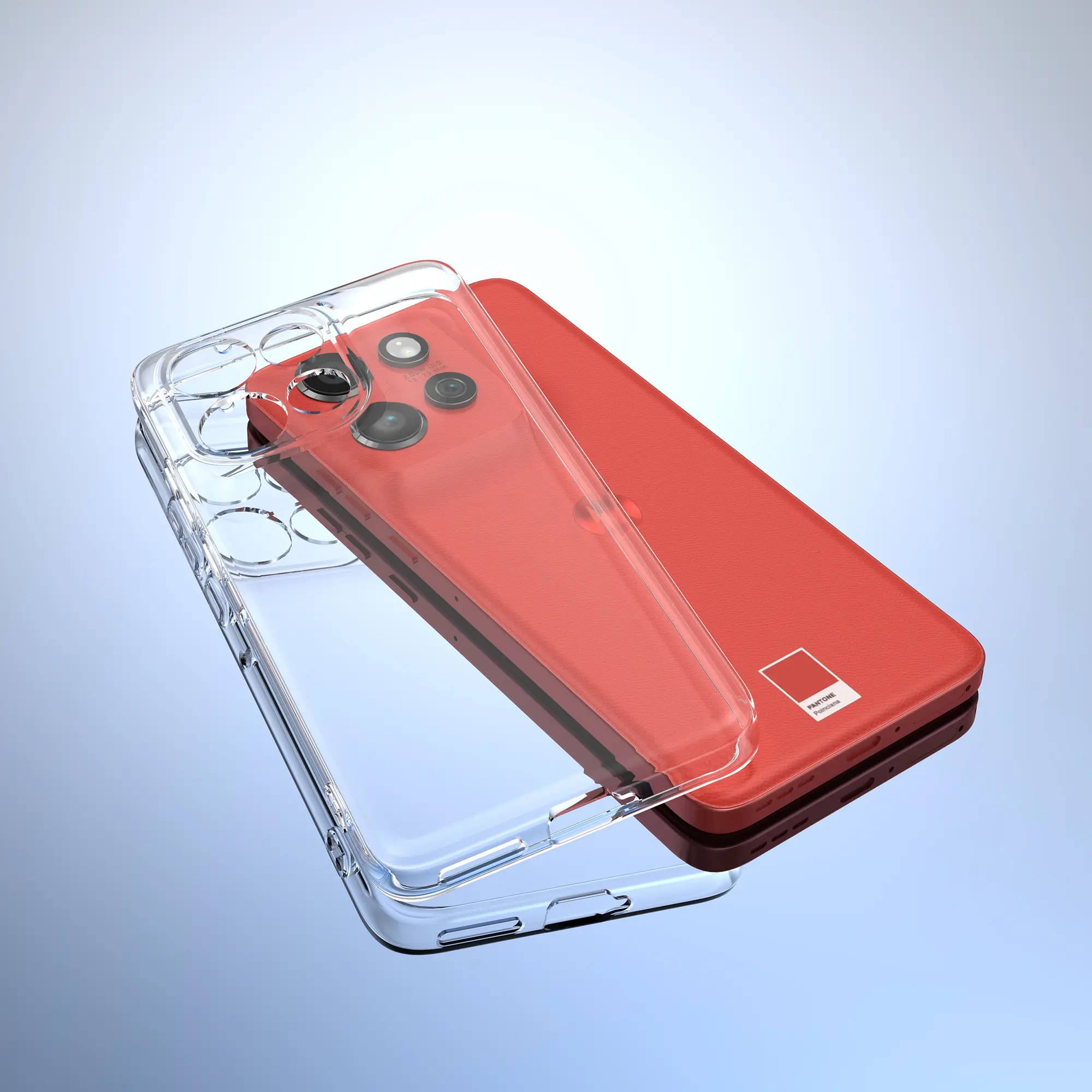 Motorola Moto Edge 60 Neo Hoesje Dun TPU Back Cover Transparant afbeelding 8