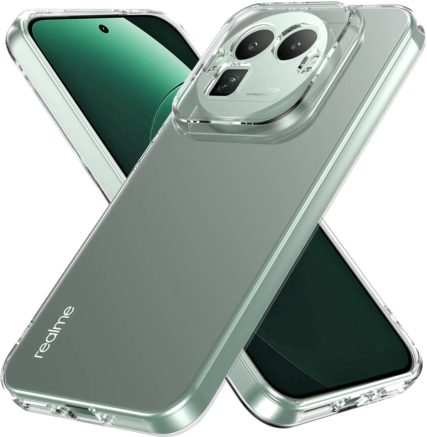Realme GT 8 Pro Hoesje Dun TPU Back Cover Transparant afbeelding 1