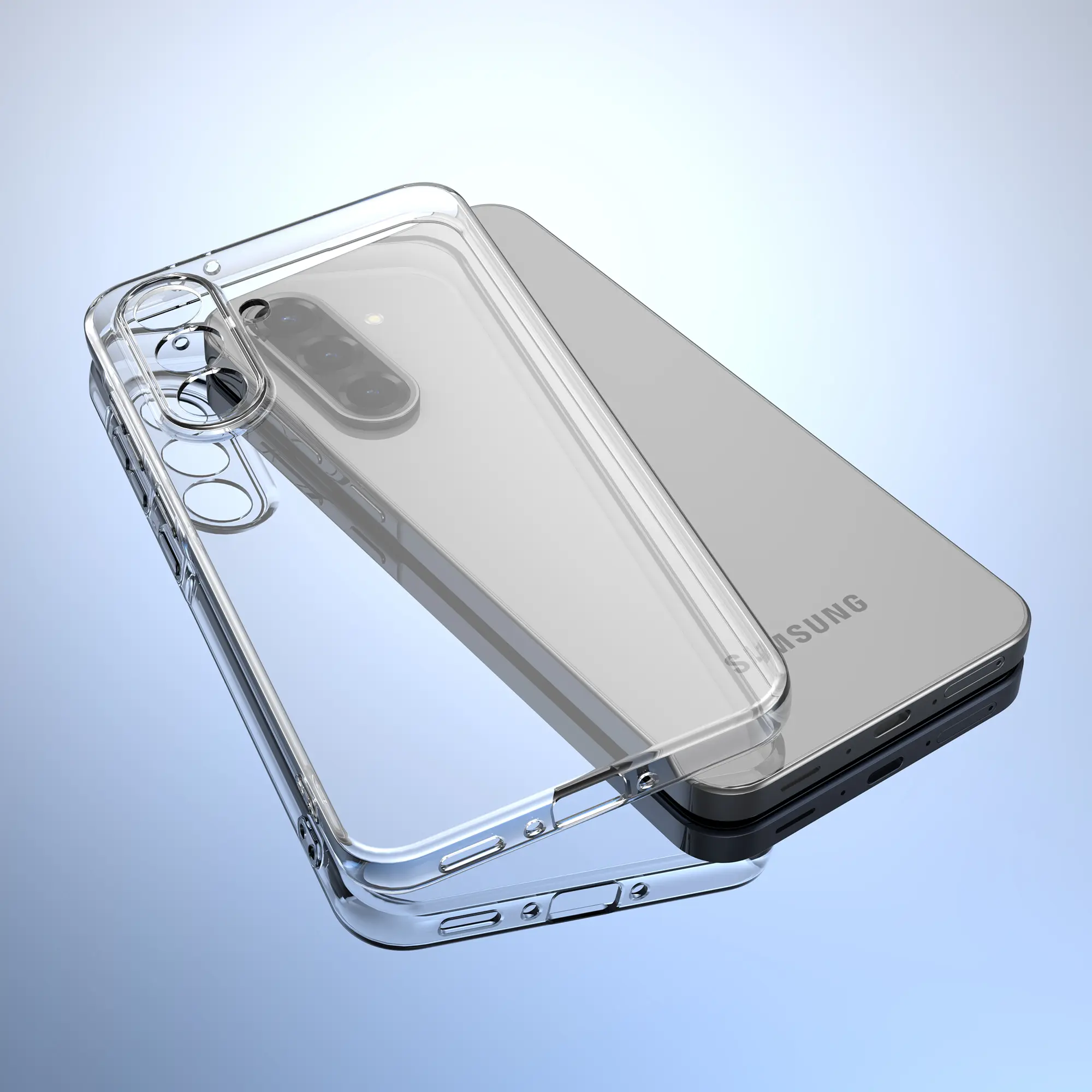 Samsung Galaxy A37 Hoesje Dun TPU Back Cover Transparant afbeelding 9