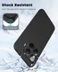 Xiaomi 15T Pro Hoesje Dun TPU Back Cover Matte Zwart afbeelding 2