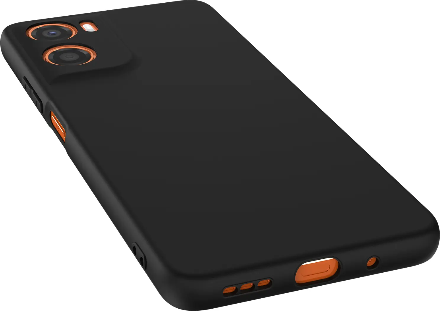 Motorola Moto G06 Power Hoesje Dun TPU Back Cover Matte Zwart afbeelding 10