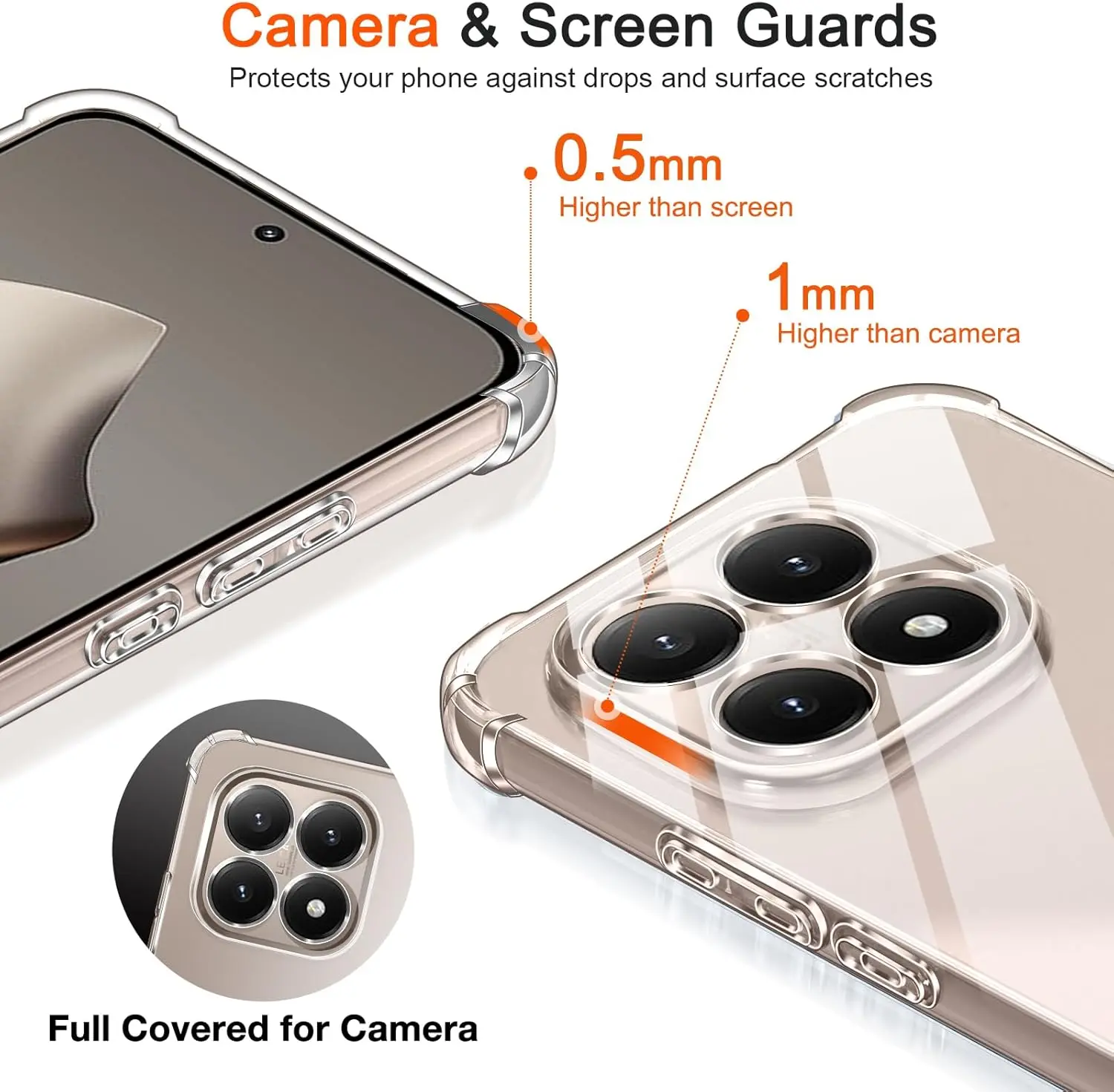Xiaomi 15T Hoesje Schokbestendig en Dun TPU Back Cover Transparant afbeelding 9