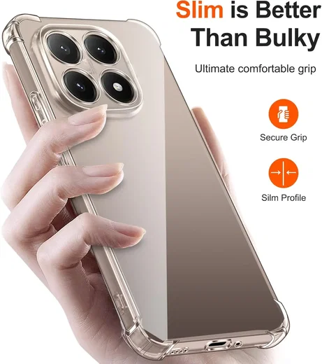 Xiaomi 15T Hoesje Schokbestendig en Dun TPU Back Cover Transparant afbeelding 7