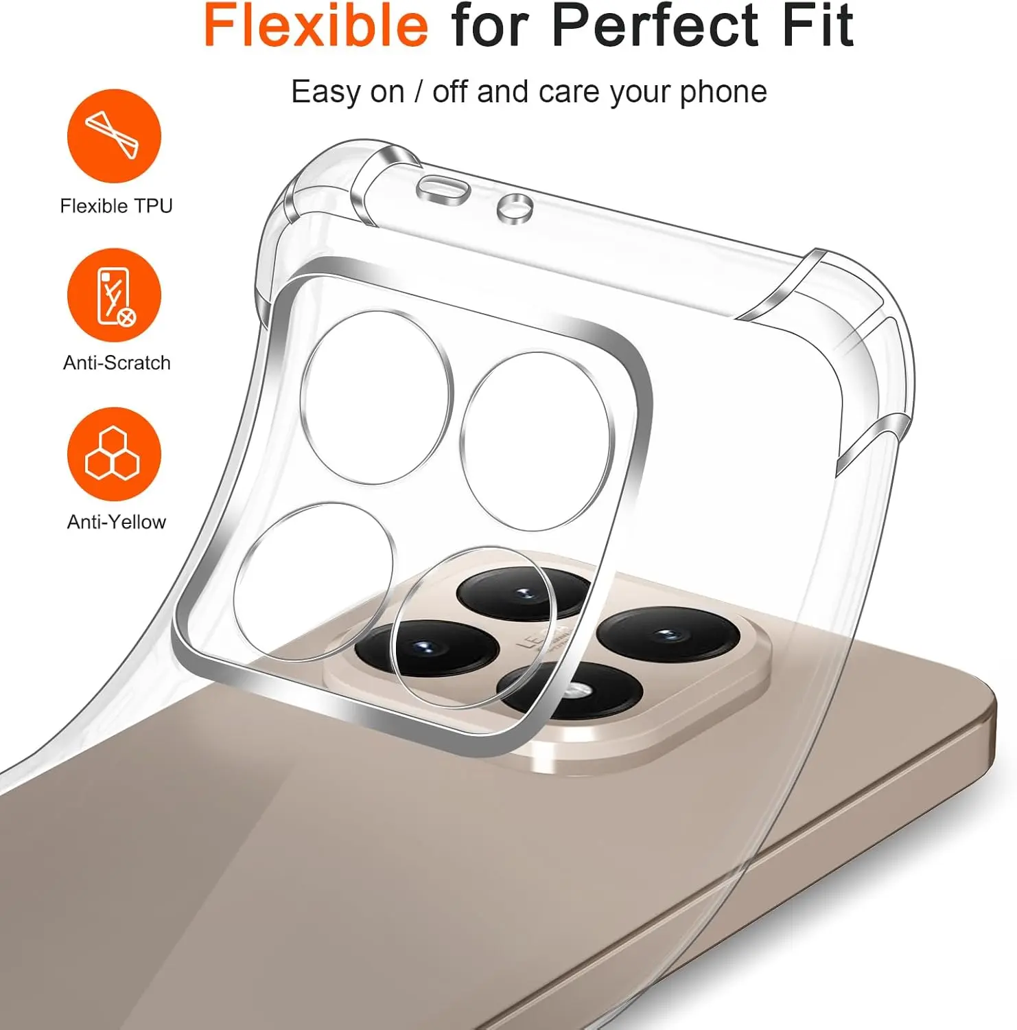 Xiaomi 15T Hoesje Schokbestendig en Dun TPU Back Cover Transparant afbeelding 6