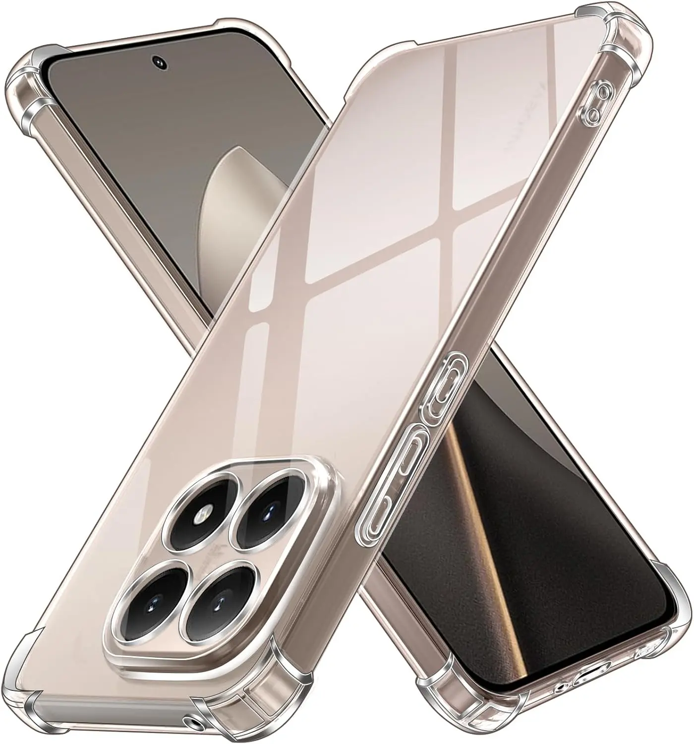 Xiaomi 15T Hoesje Schokbestendig en Dun TPU Back Cover Transparant afbeelding 1