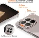 Xiaomi 15T Pro Hoesje Schokbestendig en Dun TPU Back Cover Transparant afbeelding 4