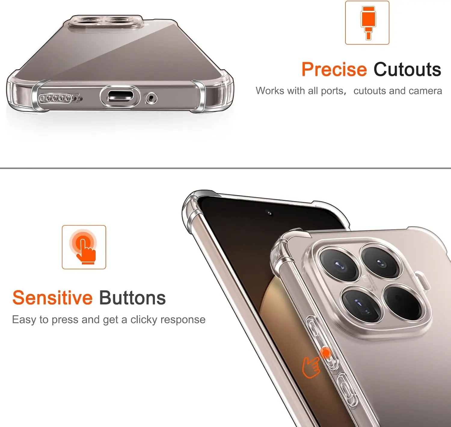 Xiaomi 15T Pro Hoesje Schokbestendig en Dun TPU Back Cover Transparant afbeelding 8