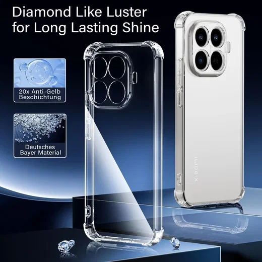 Oppo A6 Pro Hoesje Schokbestendig en Dun TPU Back Cover Transparant afbeelding 6