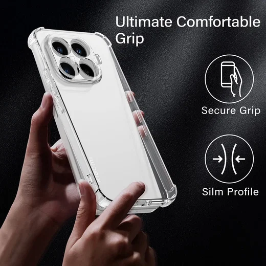 Oppo A6 Pro Hoesje Schokbestendig en Dun TPU Back Cover Transparant afbeelding 7