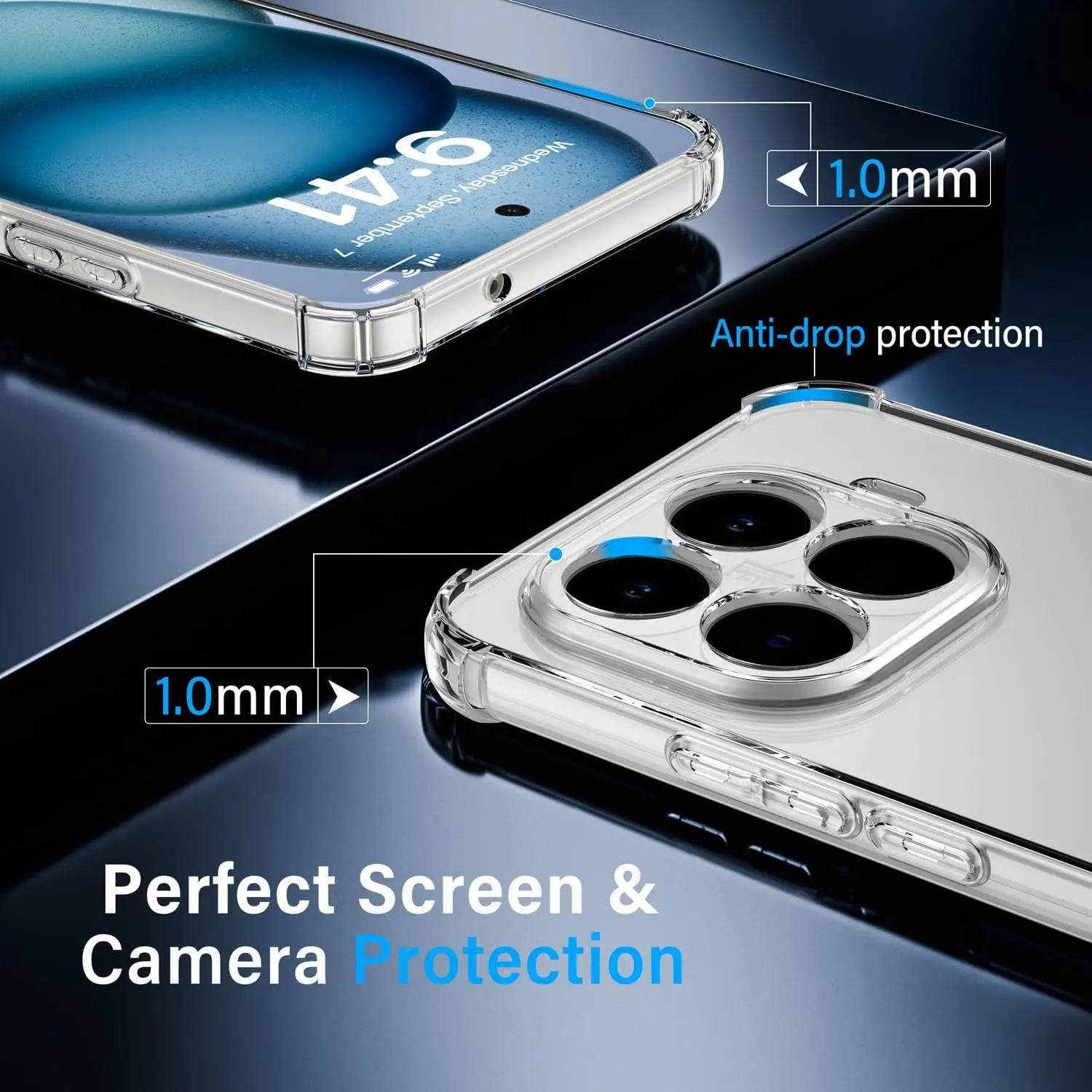 Oppo A6 Pro Hoesje Schokbestendig en Dun TPU Back Cover Transparant afbeelding 4