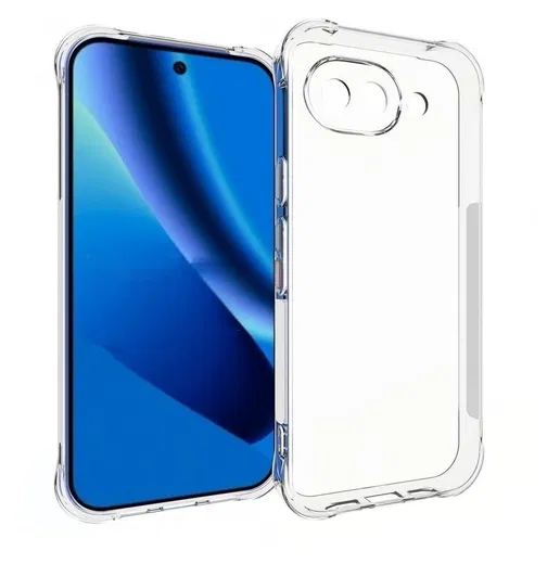 Google Pixel 10a Hoesje Schokbestendig en Dun TPU Back Cover Transparant afbeelding 1