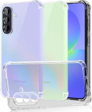 Samsung Galaxy A37 Hoesje Schokbestendig en Dun TPU Back Cover Transparant