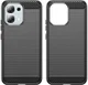 Oppo A6 Pro Hoesje Geborsteld TPU Flexibele Back Cover Zwart afbeelding 7