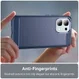 Oppo A6 Pro Hoesje Geborsteld TPU Flexibele Back Cover Blauw afbeelding 5