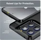 Motorola Edge 70 Hoesje Geborsteld TPU Flexibele Back Cover Zwart afbeelding 7