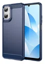 Motorola Moto G06 (Power) Hoesje Geborsteld TPU Flexibele Back Cover Blauw