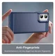 Motorola Moto G06 (Power) Hoesje Geborsteld TPU Flexibele Back Cover Blauw afbeelding 5