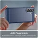 Samsung Galaxy A57 Hoesje Geborsteld TPU Flexibele Back Cover Blauw afbeelding 6