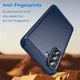 Samsung Galaxy A57 Hoesje Geborsteld TPU Flexibele Back Cover Blauw afbeelding 2